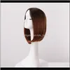 Zf Style 30Cm Ombre S Bob cheveux raides pour les femmes fête Cosplay naturel Yqngm Bd6Ca