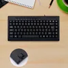 Mini 85 Taste USB Wired Keyboards Compact Thin Office -Tastatur für Desktop -PC -Laptops Computer Notebook6056573