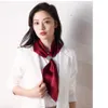 100% Necktie with Shinning Beads Women Ladies Solid Natural Silk Neckerchief Wraps Headband