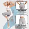 Kvinnor Capri Yoga Pants Sexiga sport Leggings Gym Övning Hög midja Byxa Fitness Running Athletic Sportwears Scrunch Butt Tights H1221