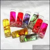 Ljusdekor Hem Gardencreative Colorf Sea Shells Jelly Miljö Kristallvax Transparent glasljus Diy Dekorera födelsedagsfirande