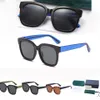 Womens Mens Summer Sunglass Bee Pattern Fashion Color Matching with Metal Letters Sunglasses 1 Set Package 5 Styles Optional