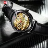 Tevise luxury alloy 2021 watches men Swiss belt gold Bai Setuo flywheel movement custom style mechanical watch wholesale and foreign trade across borders