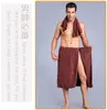 Asciugamano 70 * 140cm Set da bagno indossabile da uomo morbido con tasca Mircofiber Magic Swimming Beach Blanket Toalla De Playa