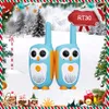 RETEVIS RT30 WALKIE TALKIE KIDS 2PC Cartoon Sowl Children039s Радио игрушка Walkietalkie Рождественский день рождения для детей Boy G4149591