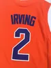 Mens Moive Uncle Drew Harlem Buckets Basketball Jerseys Kyrie Irving #2 #34 Jersey Orange Stitched Shirts S-XXL