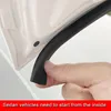 Universal DIY 1.6m Car Tail Cover Strip Sticker Trunk Edge Seal Rubber Weatherstrip Auto Accessories For SUV MPV Hatchback