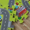 9PCS 30 * 30cm Eva Plush Puzzle Mats DIY Skum Baby Play Mat Split Fog Baby Mattor För Mattor Inomhus 210320