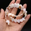 Andere natürliche Süßwasserherzform weiße Mutter von Perlenschalenperlen für Halskettenschmuck, die Geschenkgröße 6mm 8 mm 10 mm 12 mm 15 mm Wynn22 machen