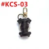 2023 Keychain Key Chain Keychains Buckle Lovers Car Handmade Leather Men Women Bag Pendant Accessories 4 Color with box #KCS-01