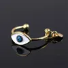 Nicho de nicho de estilo turco de olhos azuis de anel de colar de anel de moda da moda de diabo cauda as cadeias de corrente da clavícula