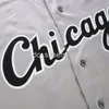 Custom Sewing Frank Thomas Chicago 2005 World Series Grå Road Jersey Män Kvinnor Ungdom Baseball Jersey XS-6XL