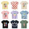 Sommer Kinder T-Shirt Kinder Cartoon Tops Tees T Baby Jungen Mädchen Shirt T Shirt Größe 2-8 Jahre Baumwolle junge Kleidung Mode Neue G1224