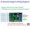 3 en 1 8CH INPUT / OUTPUT DIGITAL SWTICH TTL LVTTL CMOS RS485 IO Módulo de control Modbus RTU Placa para relé de PLC
