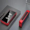 80000mAh Banco de energ￭a solar inal￡mbrica Banco port￡til de carga r￡pida Bater￭a de copia de seguridad de cargador externo PowerBank 4 USB LED Iluminaci￳n para iPhone Xiaomi con caja minorista