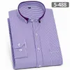 Men's Dress Shirts Men's Long Sleeve Office Shirt Men Striped Wedding Clothing Tops 2022 Novelty Smart Business Blouse Dropship Working