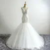 Vestidos de novia rústicos con cuello en V, tul blanco, trompeta, sirena, apliques de lentejuelas, vestidos de campo con cordones en la espalda, vestidos de boda Vintage 328 328