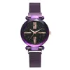 Montre-bracelets Luxury Quartz Wrist Watch for Women Magnetic Round Numbers Roman Band Ally Band de Noël Gift Horloges Vrouwen Orologio Donna