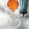 LED Luminous Glass Haisah Pick Dym Dym Shisha Diposable Szklane Rury Olejowe Palnik Oil Catchers Bong PerCater Bubbler Bubbler Tobacco Bowl Accessories Gifts Cały zestaw