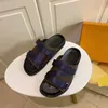 5A - тапочки дизайнерские тапочки кожаные сандалии сандалии 2 ремня с регулируемыми золотыми пряжками мужчины Летние шлепки имеют размер коробки 38-45AAAA