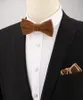 Бархатные галстуки-бабочки, носовые платки, набор, 9 цветов, 12 * 6 см, отрегулируйте пряжку, сплошной цвет, бант, профессиональный галстук-бабочка для рождественского подарка, бесплатный FEDEX UPS