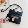 Fashion Leather Mini Pouches Crossbody Wallet Purse Women With Chain For iPhone 13 12 11 Pro Max Cases Leathers Phone Bag Lanyard 2752369