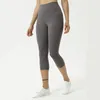 Yogabroek voor dames Zeer elastische flexibele stof Outfit Lichtgewicht Nude-gevoel Stretchlegging Kuitlengte broek Workout 3385667