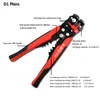 Photovoltaic Solar MC4 Connector Crimping Plier Set2.5-6.0mm2 AWG14-10 Elektriker Multifunktion Wire Stripper Hand Tools