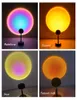 LED Sunset Lamp Rainbow Lighting Slection Flash Heads