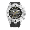 Reef Tiger Aurora Serier RGA303 Men Sports Watches Quartz Wrist Watch with Chronograph and Date Big Dial Super Luminous