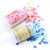 Décoration de fête Push Confetti Poppers Pour Mariage Joyeux Anniversaire Fleur Mini Rond Sexe Révéler