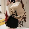 cashmere Mink double-sided warm shawl fashion versatile thickened couple's new autumn and Winter Scarf 180 70cm299e