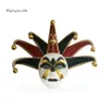 Фантастическая крупная надувная надувная клоуна голова Jester/Jolly Venetian Carnival Mask Replica для украшения Хэллоуина