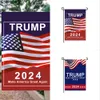 DHL Trump 2024 Flag MAGA KAG Republican USA Flags Anti Biden Never BIDEN President Donald Funny Garden Campaign Banner GGA4399