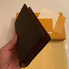 Neue Marke Brieftasche braun Reisestil Druck Anzug Clip Mode Männer lange Brieftaschen Handtaschen Geldbörsen Frauen Einkaufstasche Kartenhalter mit Box Staubbeutel