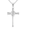 Colliers pendants Miqiao en acier inoxydable en acier inoxydable Titane Cross Baseball Masque Sports Collier Colliers Vintage pour hommes JE7305860