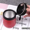 Neue 330 / 350ml Kaffeetasse Vakuumbecher Thermos aus Edelstahl isolierte Wassertalen Tumbler mit Griffdeckel und Mischlöffel Büro