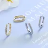 Sterling Silver Stud Earring Crystal Gold For Women Fashion vrouwelijke Koreaanse oorjuwelse9956878