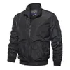 Military Jacket Men's Slim Bomber Jacket Aurumn Winter Men Outerwear Casual Long Sleeve Jackes and Coats Mens Clothing Plus Size p0804