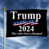 Mode Ondersteuning Trump Flag Opslaan VS 2024 Presidentiële verkiezing Banner Accessoires Groothandel