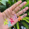 20pcs EST Mignon Balloon Dog Chiot Collier Fashion Colorful en émail Bijoux Unisexe Unisexe pour Gift Party 21072025571319246621