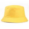 Nowa para czapka Przenośna moda Solid Kolor Folding Fisherman Sun Cotton Hat Outdoor Men and Women Multisason Bucket9797449