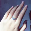verlovingsring voor bruiloft 925 Sterling Silver Women Girls Crown Promise Diamond Princess Wish