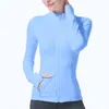 Roupas Femininas Casacos Casacos Jaquetas Outono Inverno Senhoras Jaqueta Esportiva Ioga Fitness Tops Fino Gola alta Mangas Moda