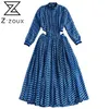 여자 드레스 불규칙한 긴 소매 인쇄 드레스 플러스 크기 Vintgae 섹시한 보헤미안 210513