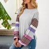 Fashion Striped Cotton Blouse Shirt Soft Loose Tops Casual Autumn Winter Tops Ladies Female Women Long Sleeve Blusas Pullover X0521