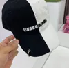 Mens Classic Baseball Caps Shape Embroidery Letter 50/50 CAP IN BLACK/WHITE Designer Fitted Hat Women Fashion Hats Cotton Adjustable Hers_bags