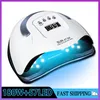 Sun X7 Max 180W Upgrade 57LED UV Potherapie Schnell trockener Nagelgel Trockner Professionelle Maniküre Lampe 2103206013727