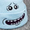 Meeseeks編集帽子冬のアニメキャップウォームラブリネスビーニーアウトドアスポーツスキーニット帽子Skullie4567495