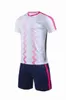 1656778Shion 11 Team camisas em branco conjuntos, costume, treinamento futebol usa manga curta rodando com shorts 00014